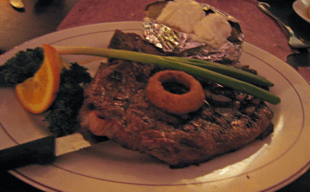 Monterey06 T-bone Steak with baked potato
