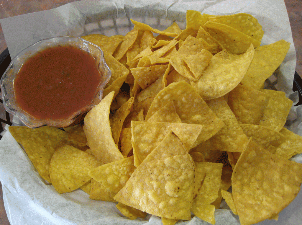 Chips and salsa at Seferino's
