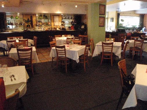 The interior of Spice Islands in Mountain View, California