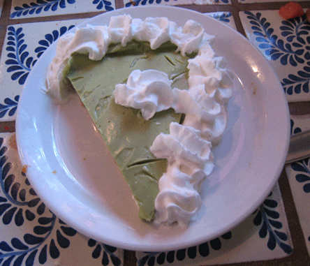 Frozen Avocado Pie, a fabulous dessert! 