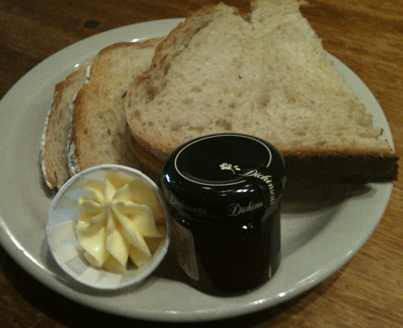 GoldStreet06 Lightly toasted Sagehouse Bakery Sourdough Bread with Strawberry Preserves