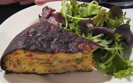 Tortilla Espanola: Red Pepper, Parmesan, Manzanilla Olives