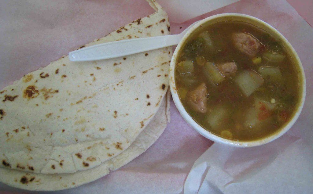 Green chile stew