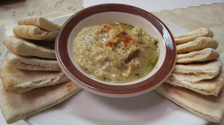 Hummus and pita