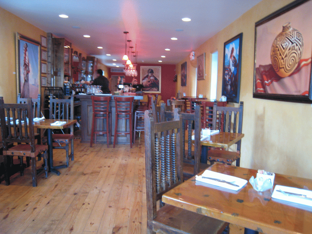 One of the dining rooms at Antonio's