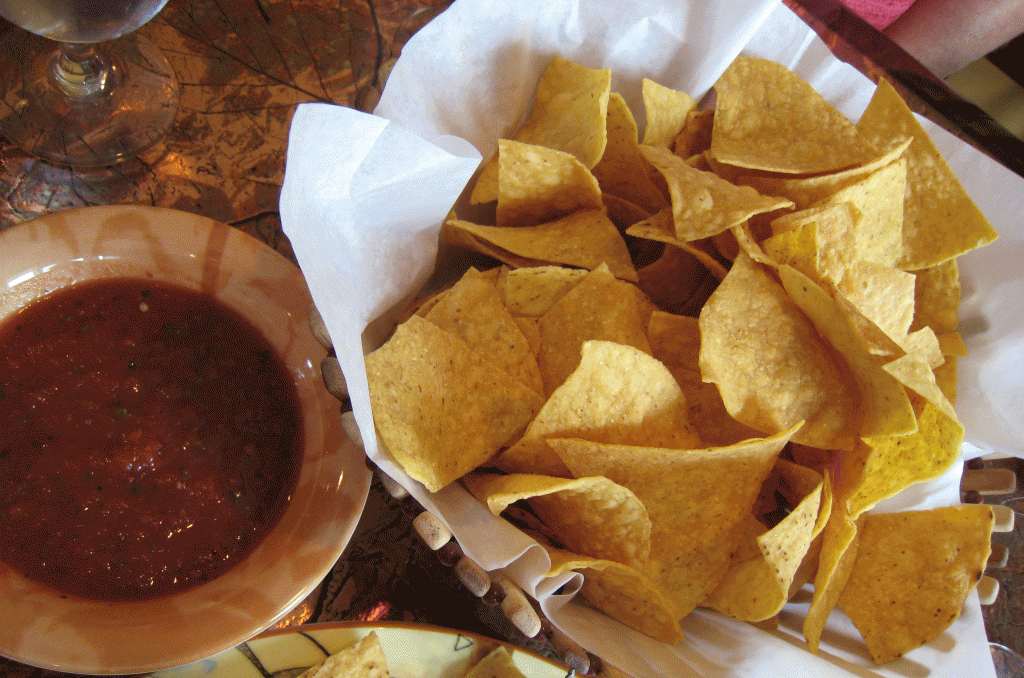 Salsa and chips at Antonio's