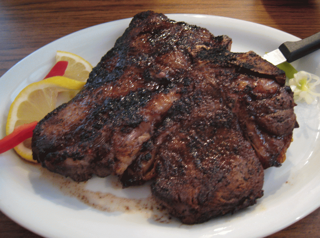 Porterhouse steak, a powerful piece of meat!