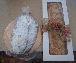 Traditional German Christmas Stollen and Lemon Raspberry Strudel