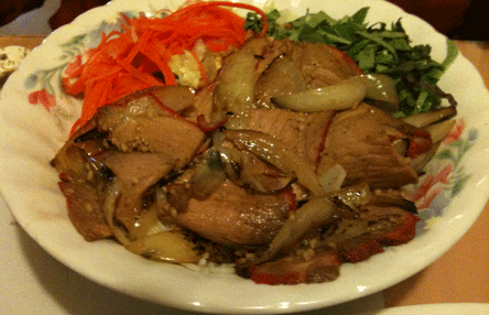 Vermicelli Noodles with Barbecue Pork