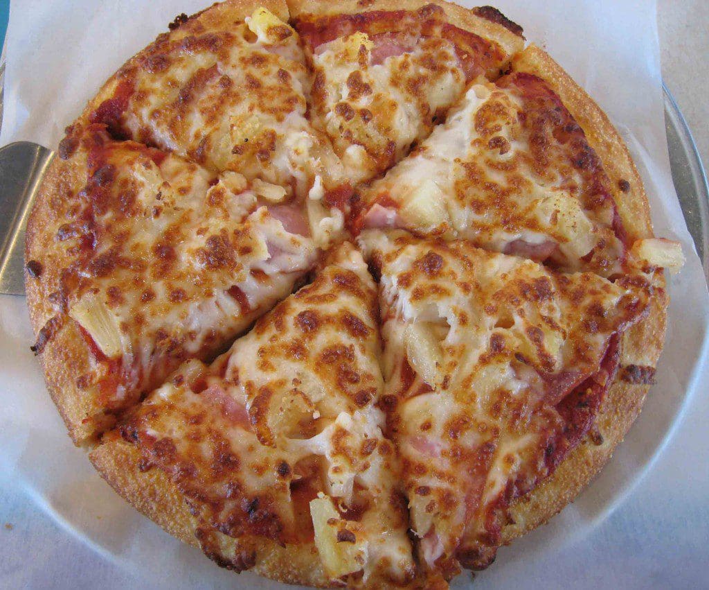 A Hawaiian Pizza