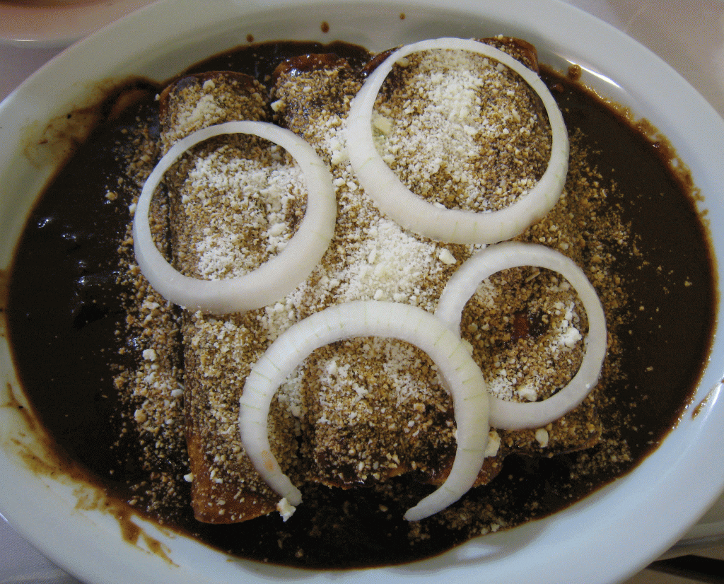 Mole Enchiladas