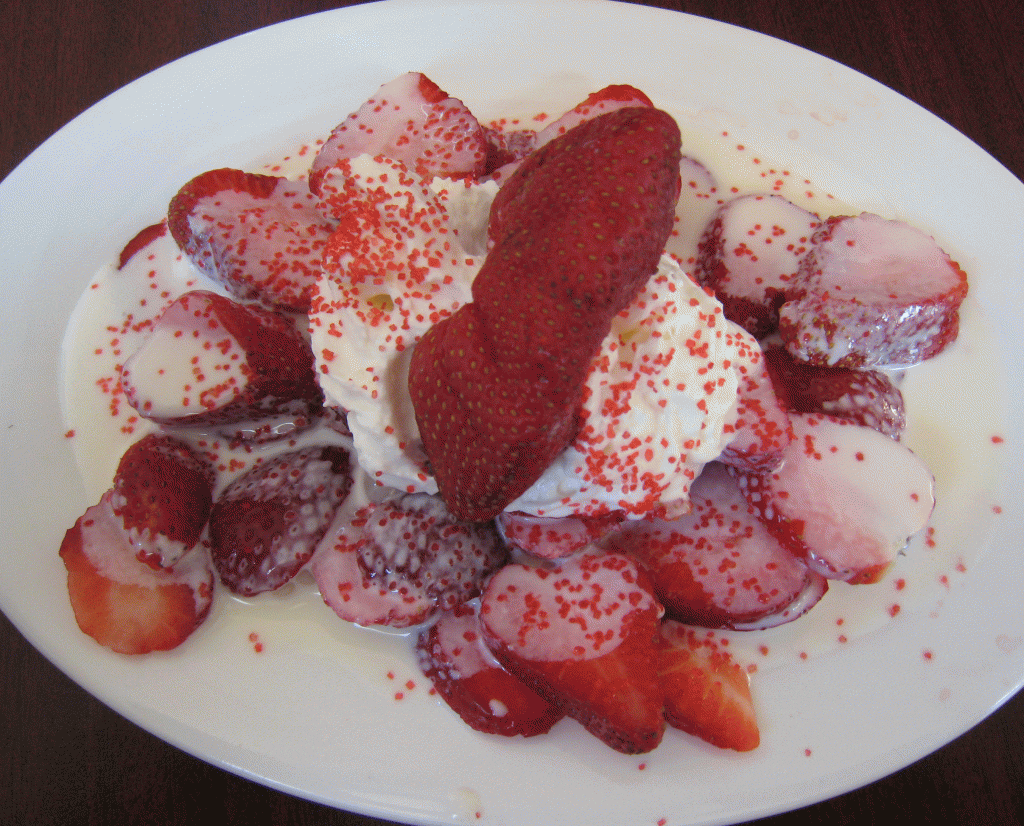 Fresas y crema