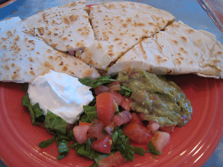 Shrimp Scampi Quesadilla