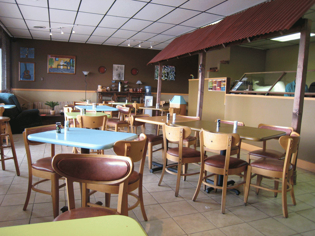 The interior of Cafe Choroni