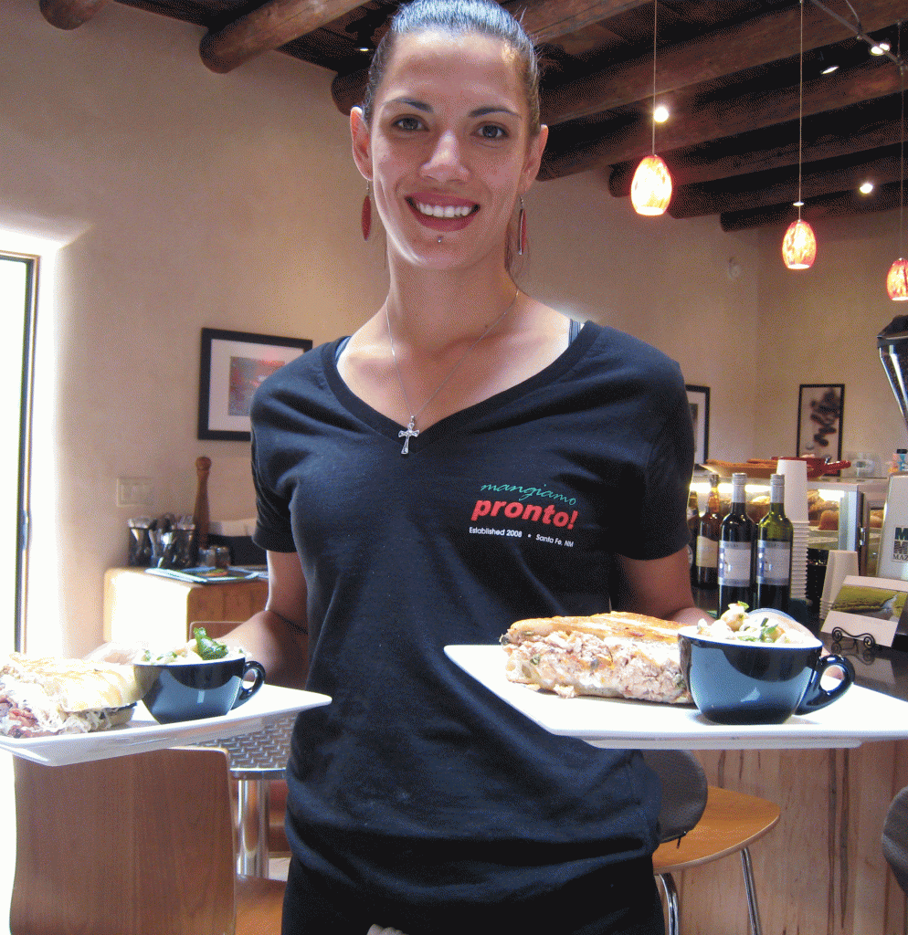 Friendly service is a standard at Mangiamo Pronto