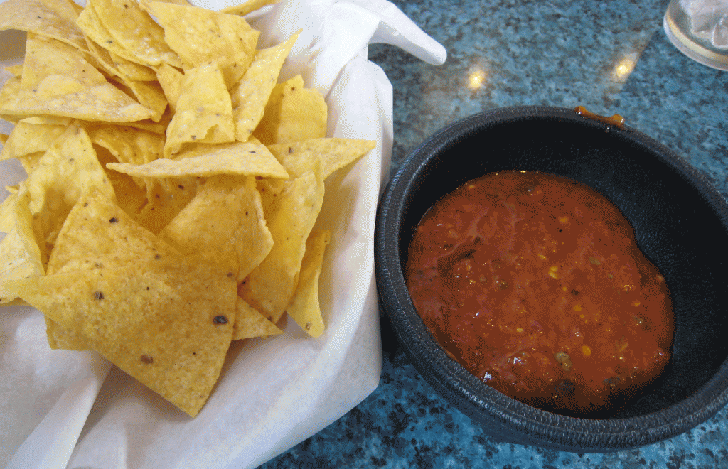 Salsa and Chips at Quesada's