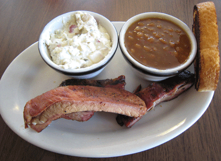 Three rib dinner at Max's