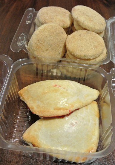Biscochitos and Cherry Empanadas from the Pastry Case