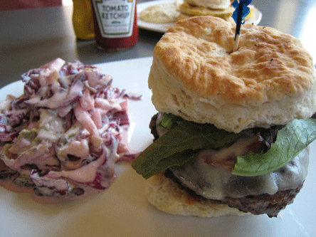 Hollar Burger with Prosciutto and Provolone