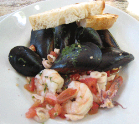 Sauteed Mussels & Black Tiger Shrimp
