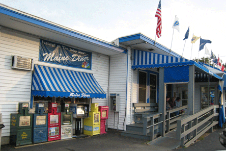 The Maine Diner 0n scenic Route 1, Wells, Maine