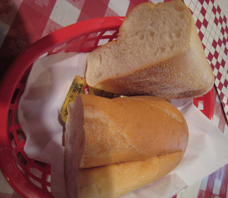 Italian bread and butter at Mario's