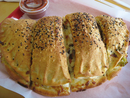 Calzone from Pizza 9