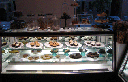 The pastry case at Sportello
