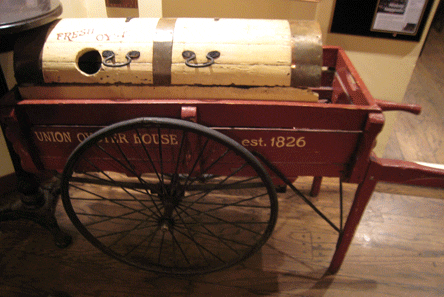 A cart from days of yore at the Union Oyster House