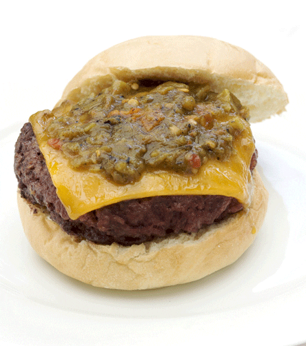 Green Chile Cheeseburger Perfection (Courtesy of Sergio Salvador)