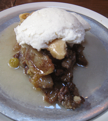 The Pink Adobe's famous apple pie