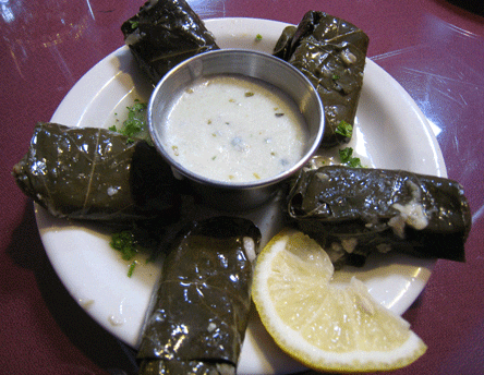Delicious Dolmas: surprisingly flavorful though not homemade