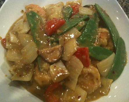 Coconut Curry with prawns