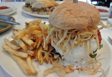 Antelope Sausage Burger