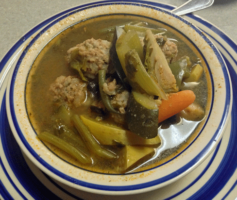 Albondigas, a Friday special during fall and winter months