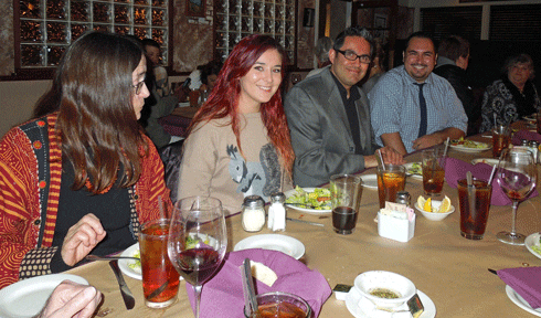 Friends of Gil enjoying themselves Photo courtesy of Kassie Guzzardi